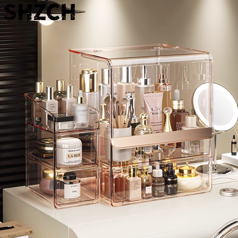 Luxury Skincare Collection - Luxe cosmetica-organizer van acryl, make-uptoren voor