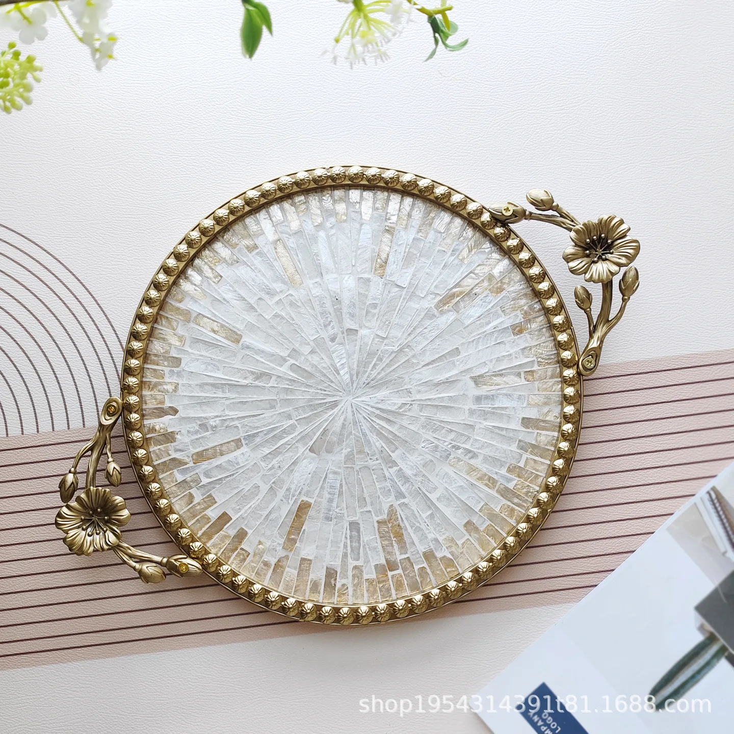 Nieuwe Chinese retro luxe scha - Luxury Skincare Tray recensie en prijs