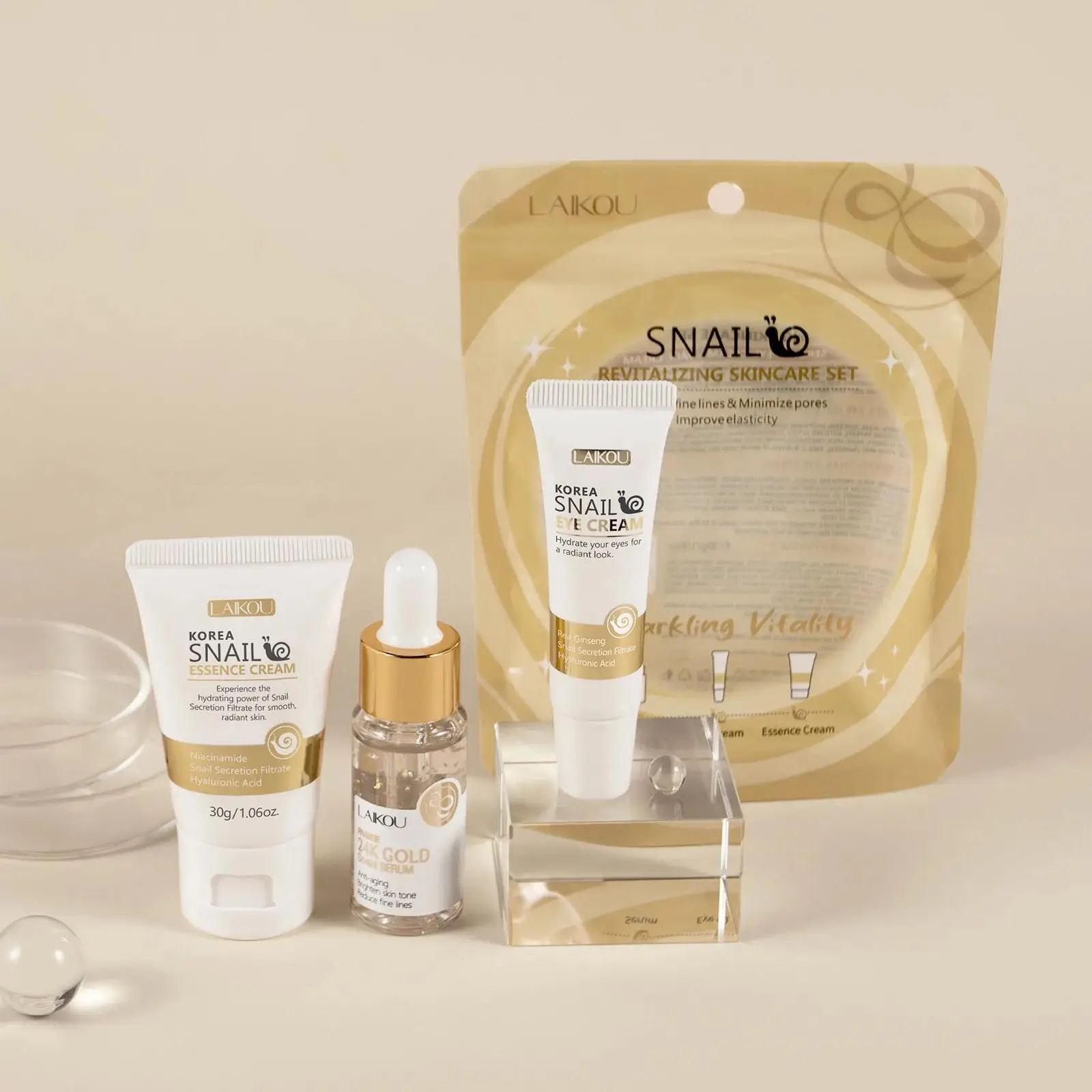 24K Gold Slak Reparatie Serum  - Luxury Natural Skincare recensie en prijs