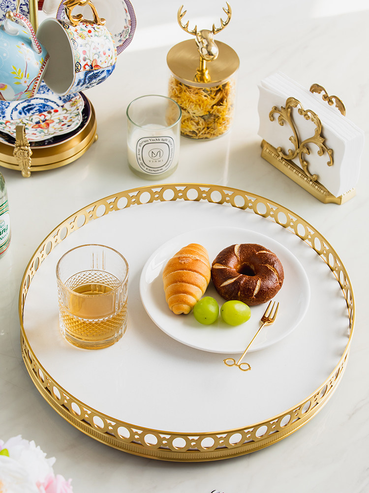 Luxe spiegel van messing, draa - Luxury Skincare Tray recensie en prijs