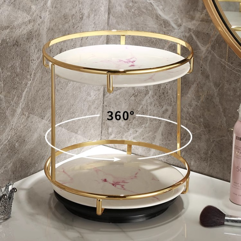 Messing dubbellaags parfumopbe - Luxury Skincare Tray recensie en prijs