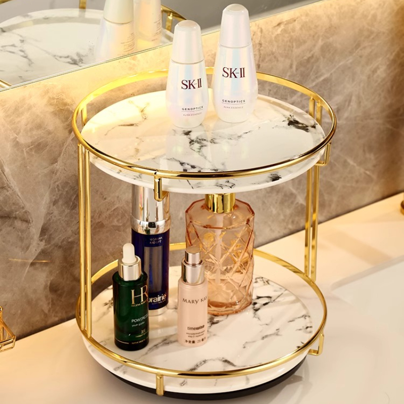 Messing dubbellaags parfumopbe - Luxury Skincare Tray recensie en prijs