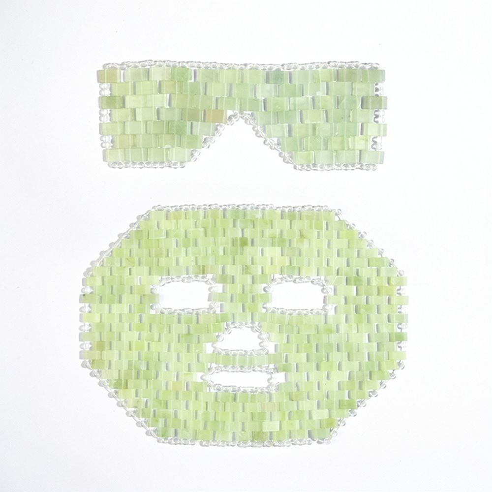 Handgeweven Xiu Jade oogmasker - Luxury Skincare Tools recensie en prijs